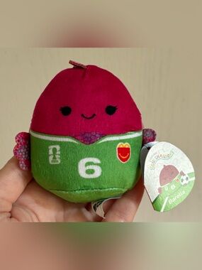 McDonald's FIFA World Cup Barella Maroon Betta Fish Squishmallow Plush Toy